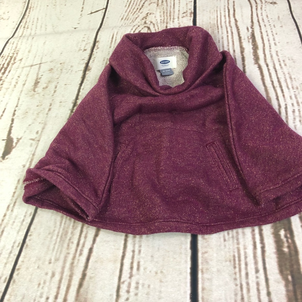 18-24 month old navy poncho